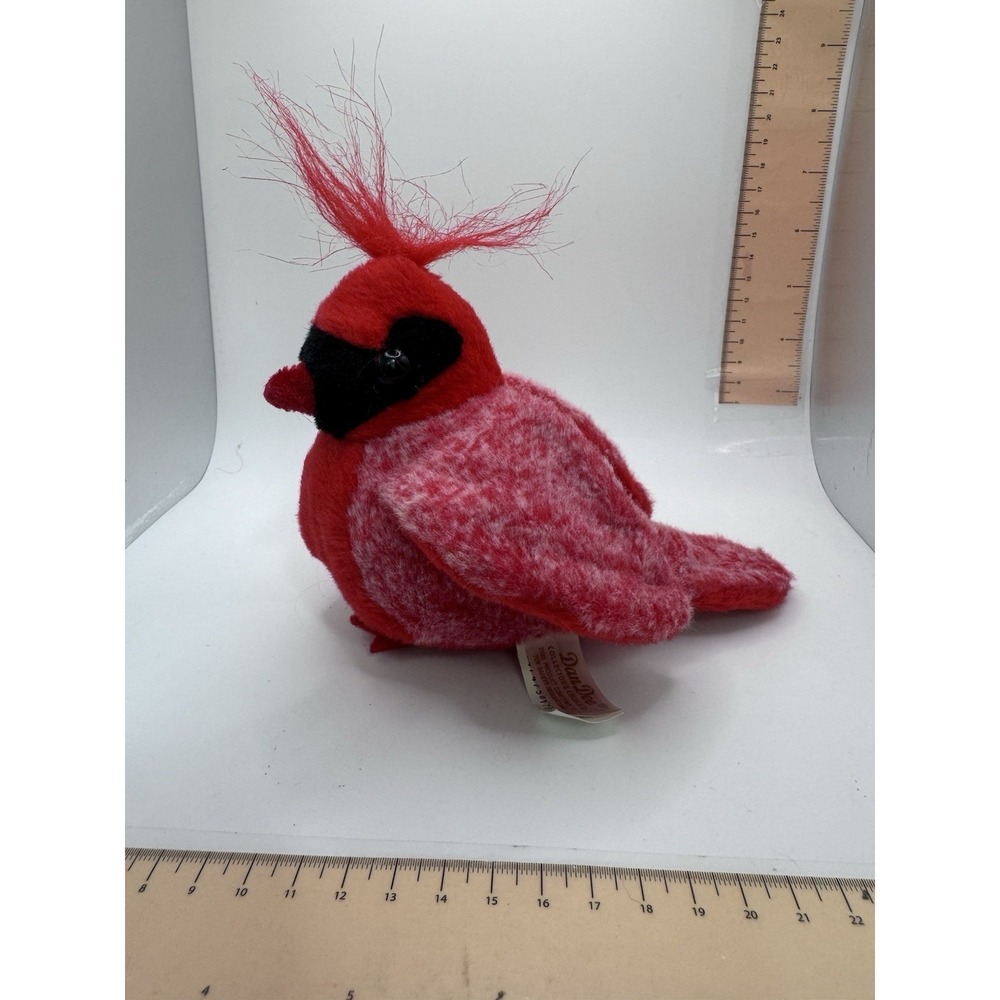 Dan Dee Collector's Choice‎ Red Chirping Cardinal Bird Plush Toy 5" Works!!